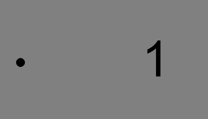 Dot Number test item 3