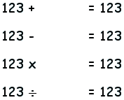 Maths web test item image