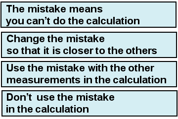 Science test question 5B responses